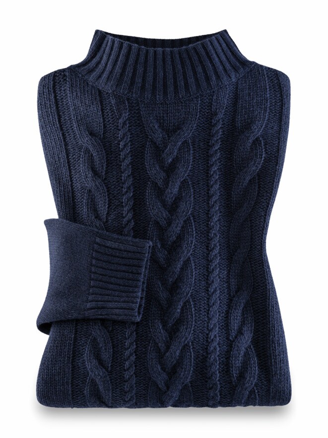 Cashwool Zopfpullover