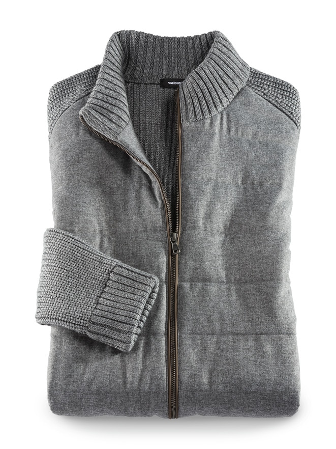 Flanell-Strickjacke Gentleman Flanell-Strickjacke Gentleman
