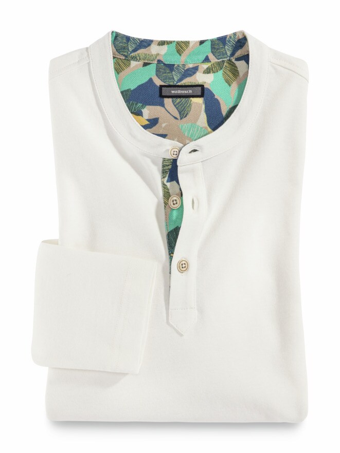Bio-Baumwoll Langarm Henley Bio-Baumwoll Langarm Henley