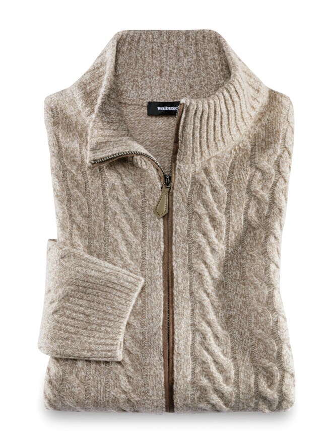 Cashmino Struktur-Strickjacke Cashmino Struktur-Strickjacke