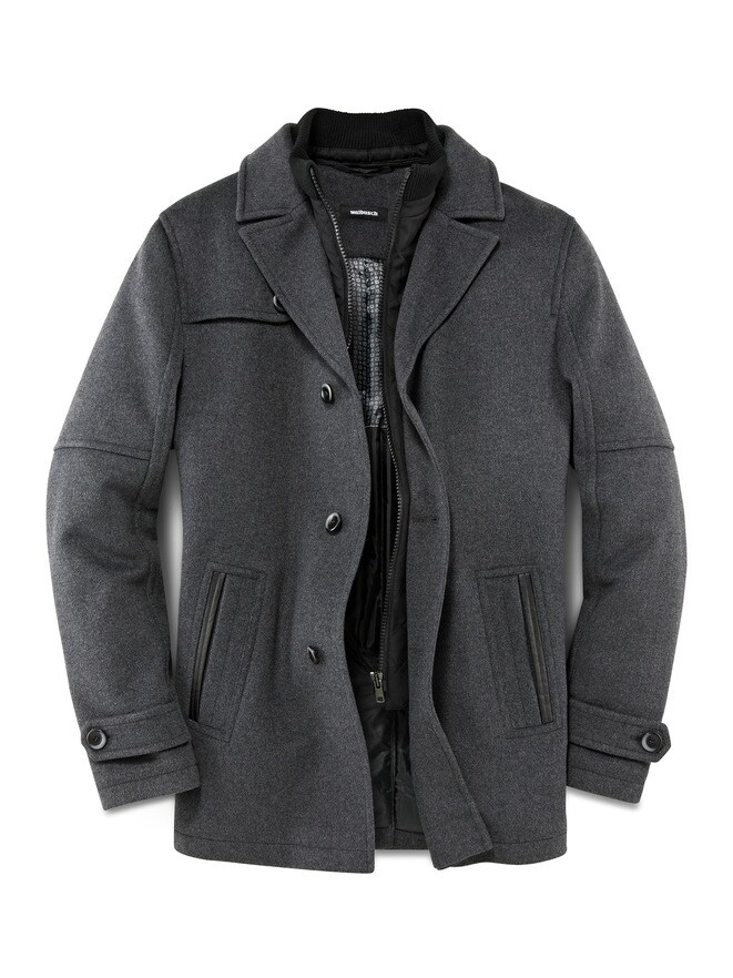 Woll-Langjacke Woll-Langjacke