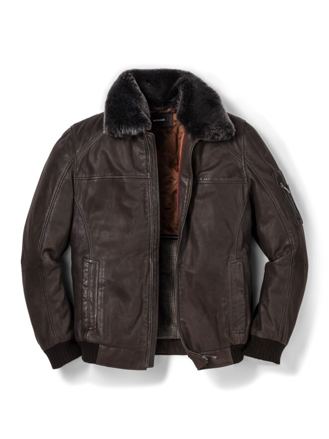 Nubukleder Pilotenjacke Nubukleder Pilotenjacke