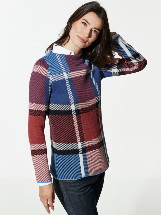 Karo-Pullover Karo-Pullover