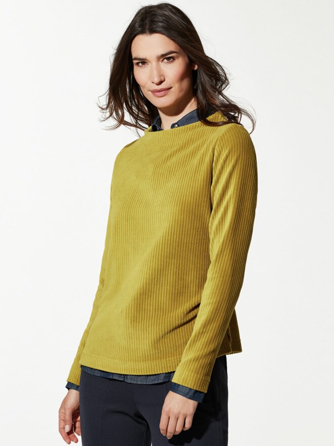 Cordjersey-Sweatshirt Cordjersey-Sweatshirt