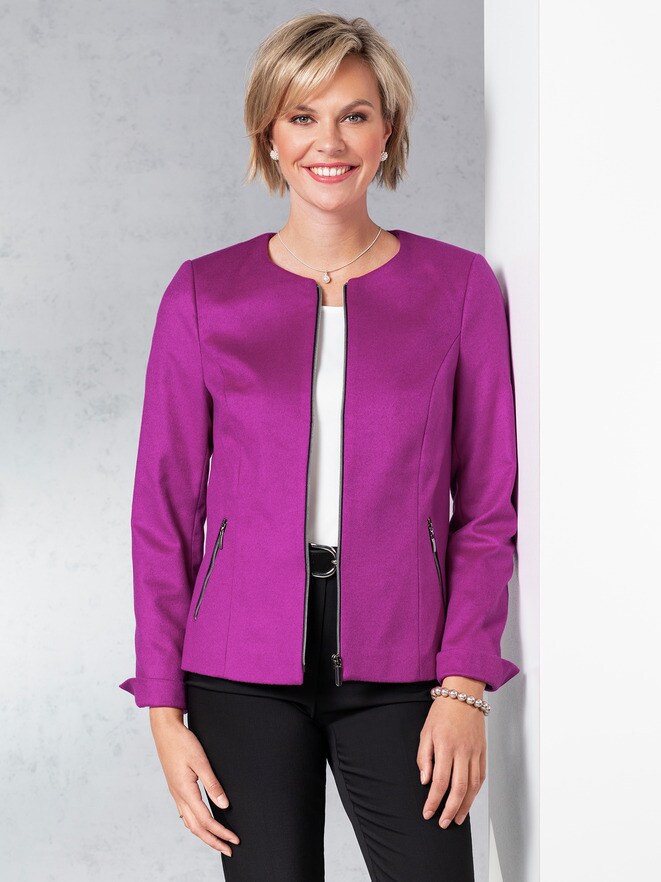 Wollflausch-Blazer Wollflausch-Blazer