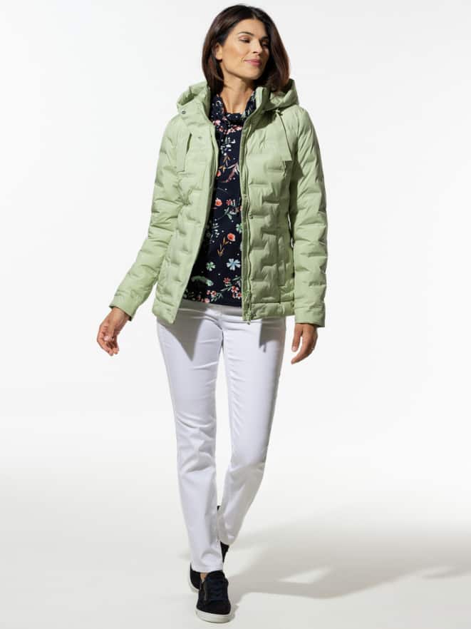 Winter Jacke Walbusch Winterjacke Damen Softcord Steppjacke Bei