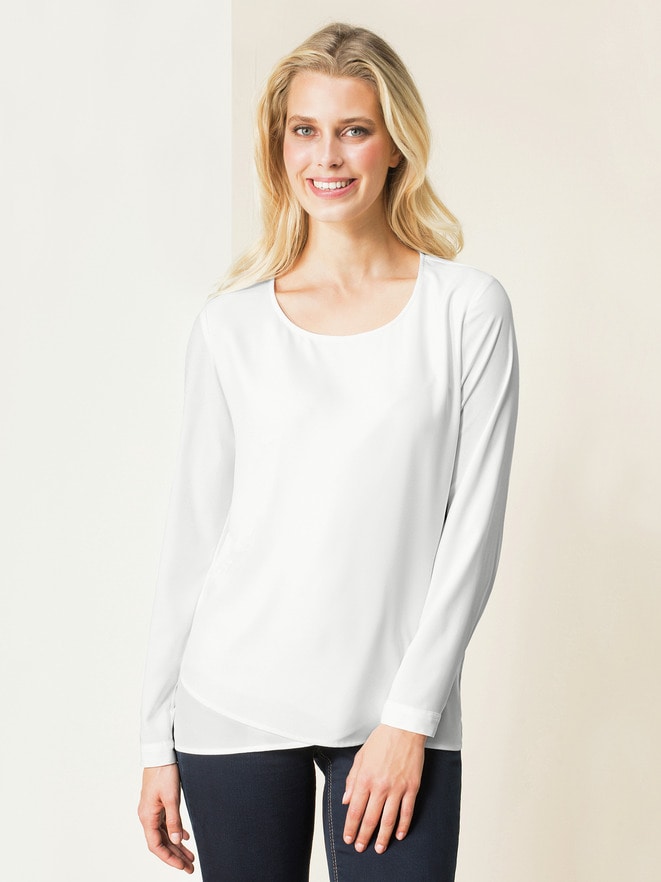 Layering-Shirtbluse Blickdicht Layering-Shirtbluse Blickdicht