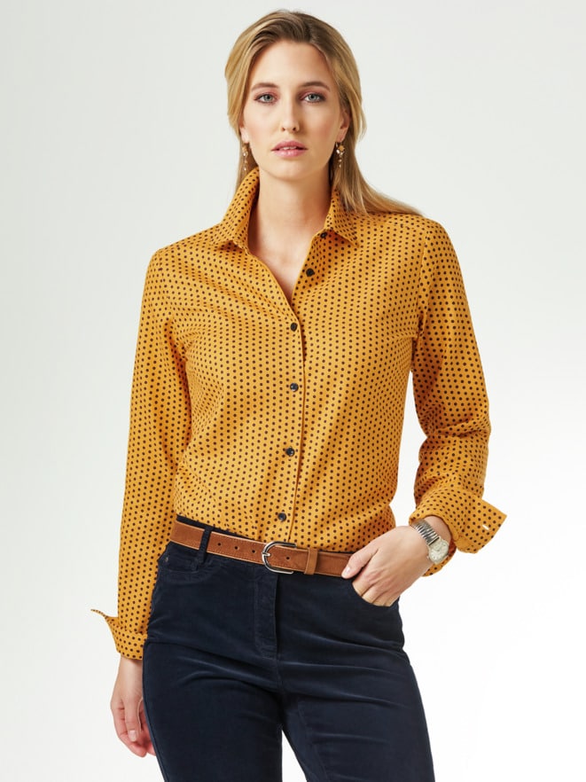 Mango Bluse Rabatt 72 % Gelb S DAMEN Hemden & T-Shirts Bluse Print 