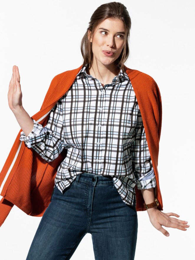 Premium-Stretch Bluse Premium-Stretch Bluse