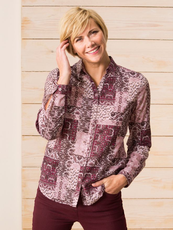 Patchwork Bluse Patchwork Bluse