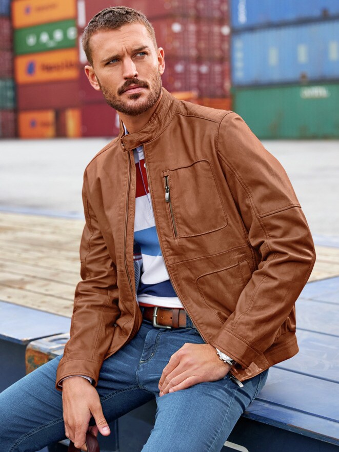 Outfit Nappaleder-Blouson Outfit Nappaleder-Blouson