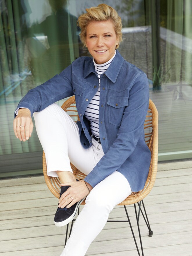 Outfit Ziegenvelours-Hemdjacke Outfit Ziegenvelours-Hemdjacke