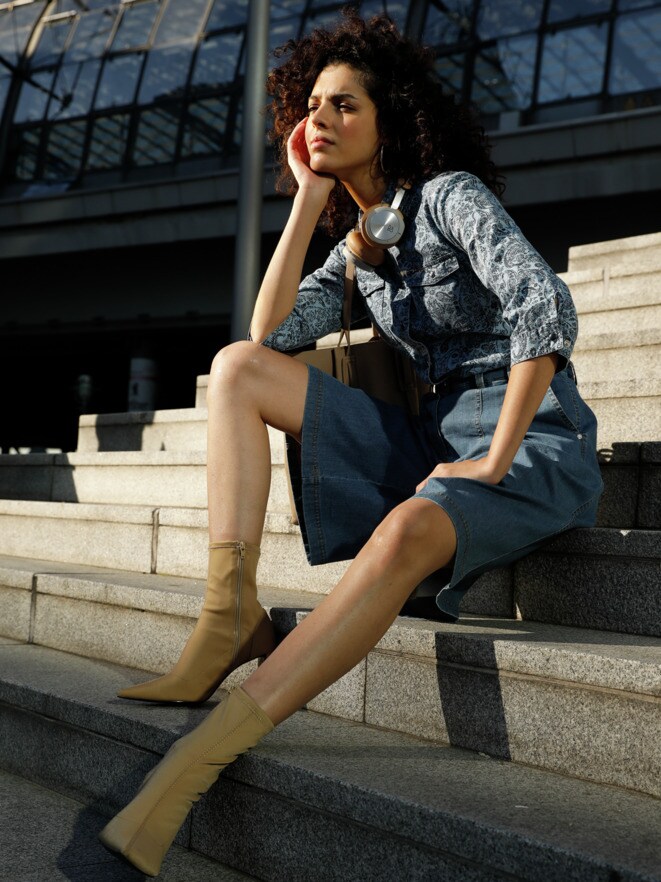 Outfit Jeans-Bluse Outfit Jeans-Bluse