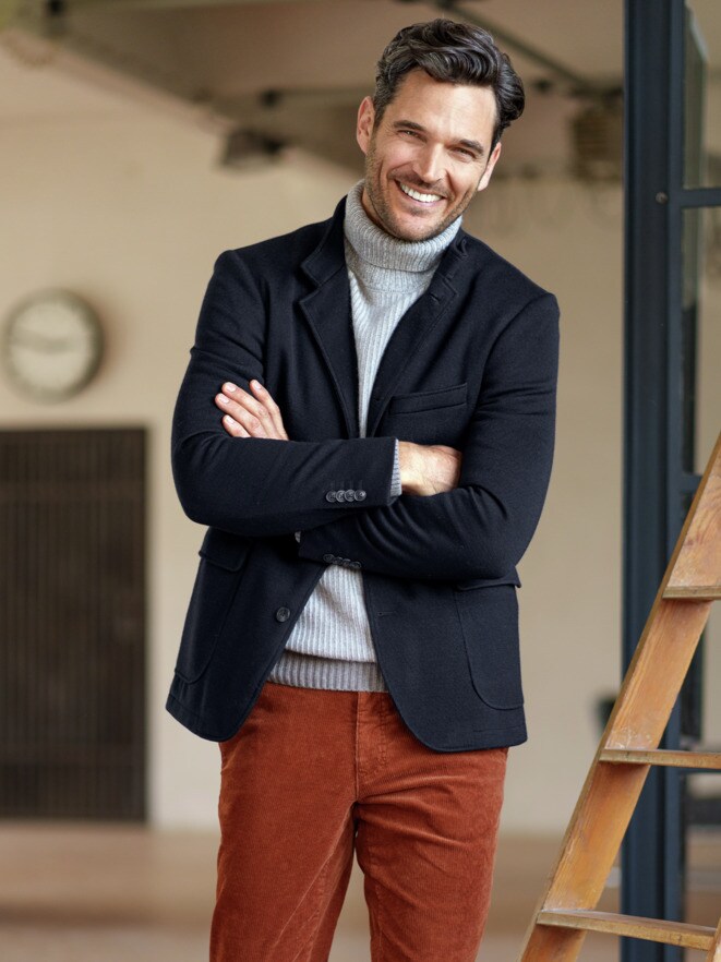 Outfit Komfort Stehkragensakko Outfit Komfort Stehkragensakko