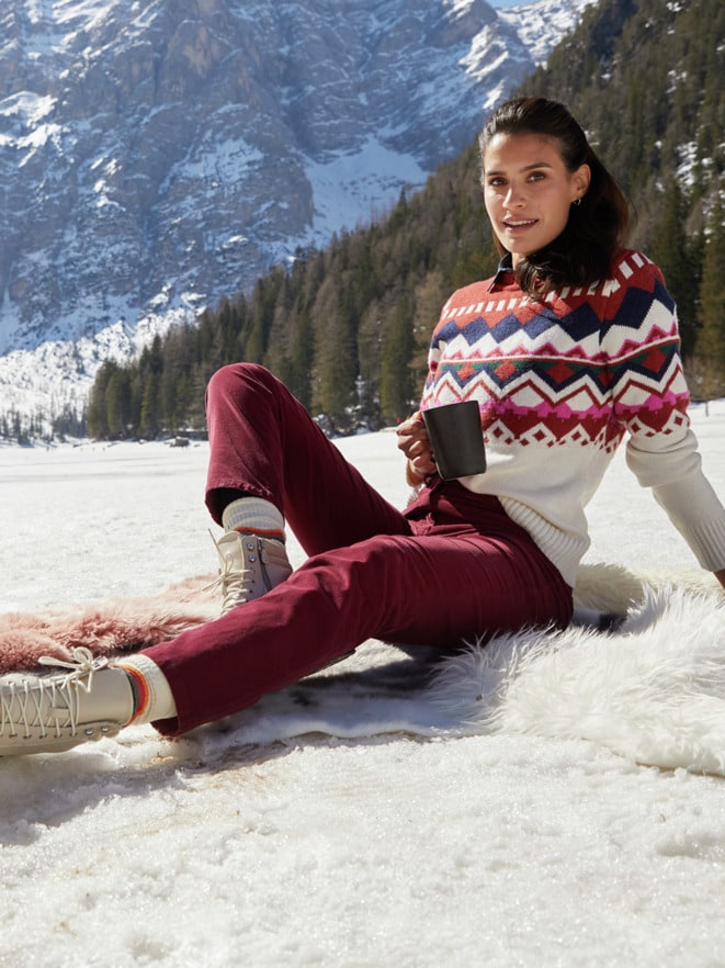 Outfit Norweger-Pullover Chalet