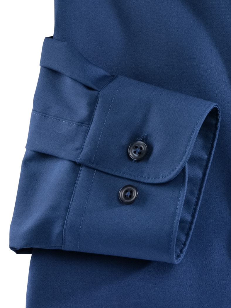 Extraglatt-Hemd Kent-Kragen Navy