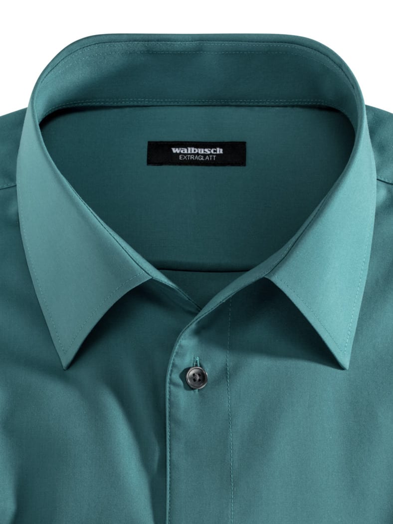Extraglatt-Hemd Walbusch-Kragen Lagune