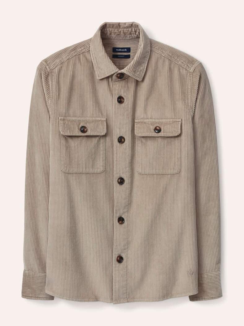 Overshirt aus Breitcord Natur