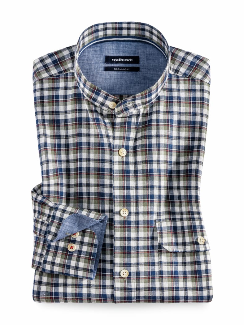 Wüsten-Hemd Karo Schilf