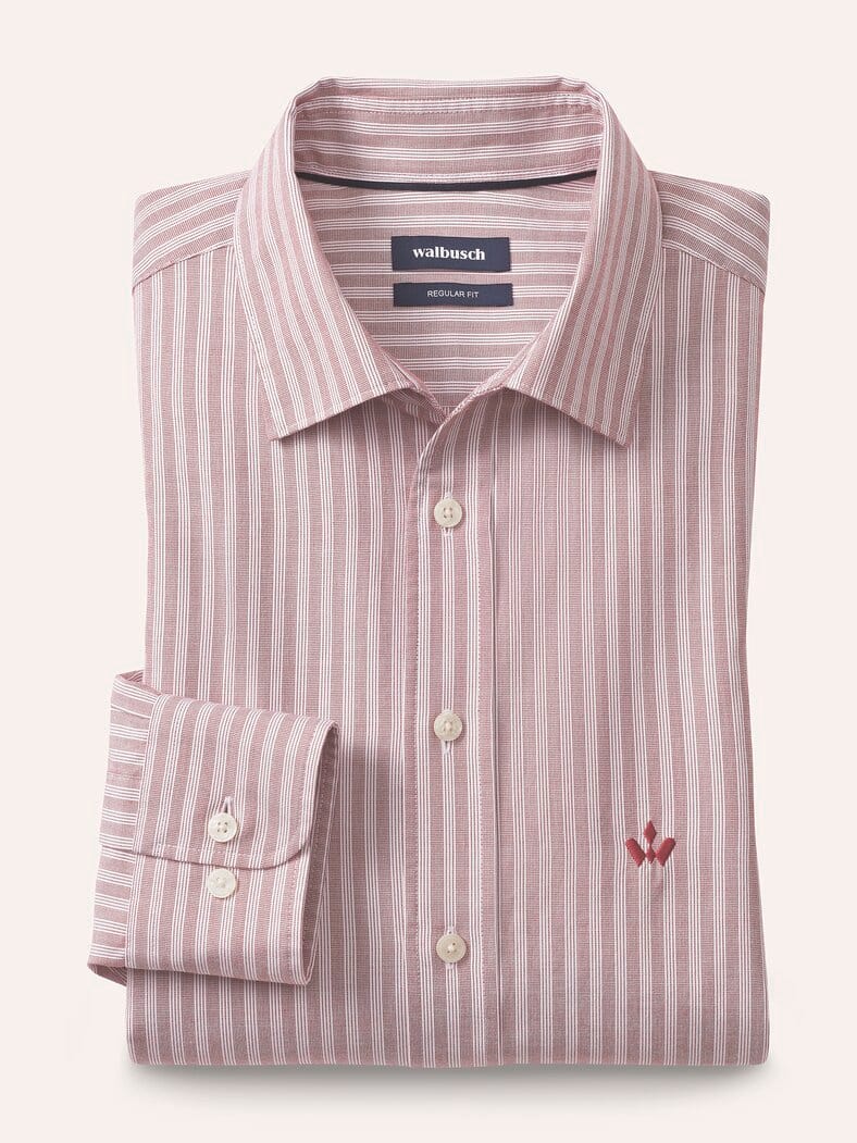 Royal-Oxford Hemd Streifen Rot