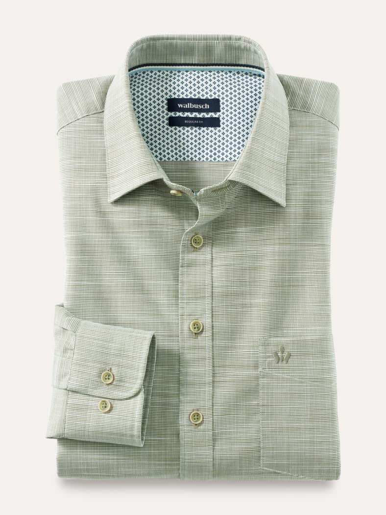 Soft-Tropical Hemd Uni Schilf