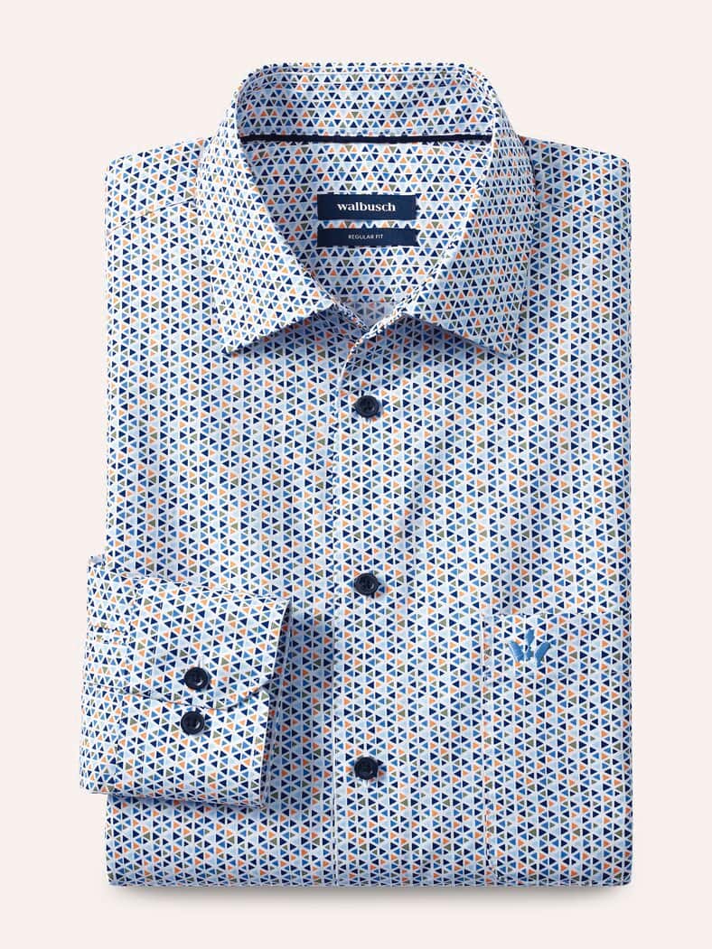 Extraglatt Hemd Minimal Druck