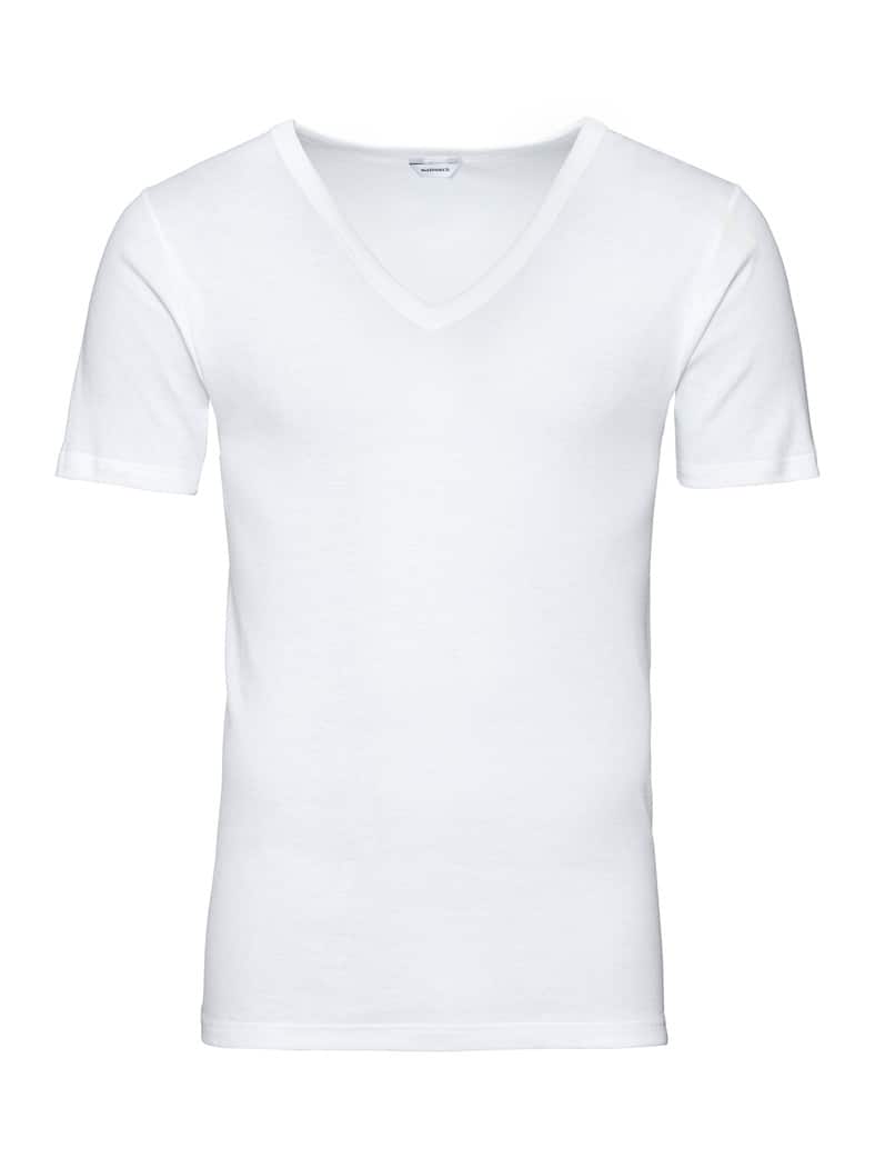 Masterclass-V-Shirt 2er-Pack Weiß