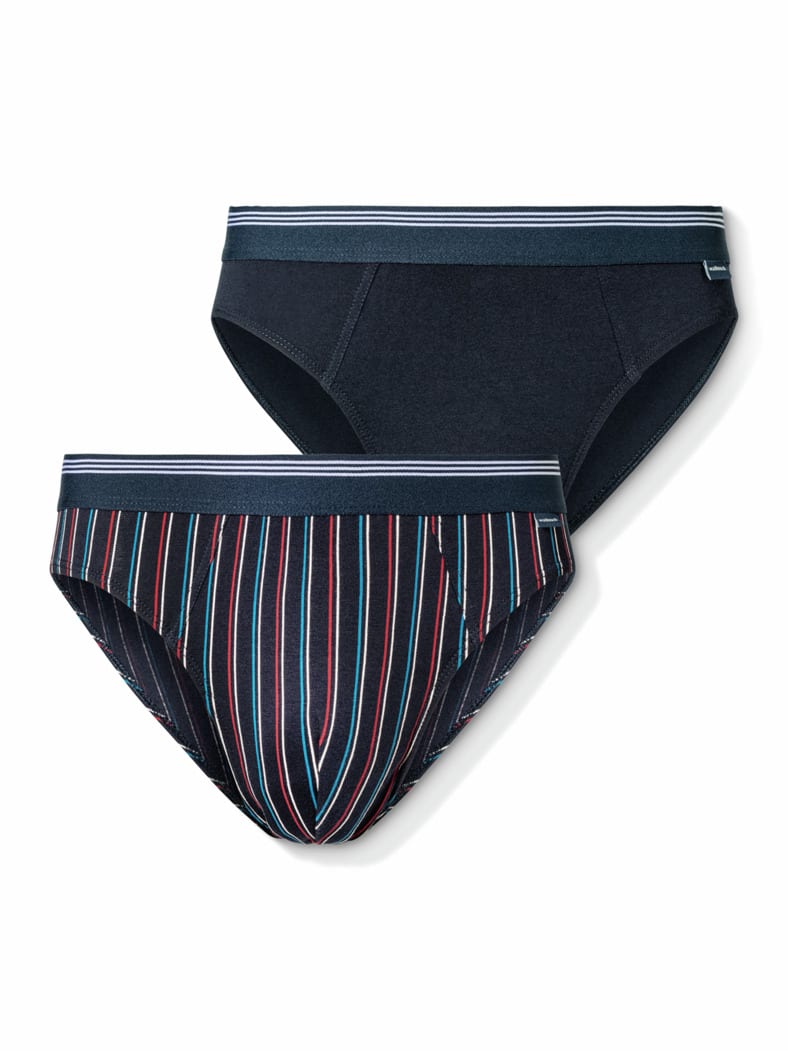 Slip Dessin Duo 2er Pack Maritim/Marine