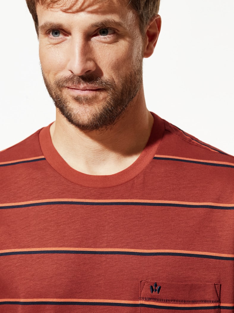 Streifen Shorty Segeltörn Zimt