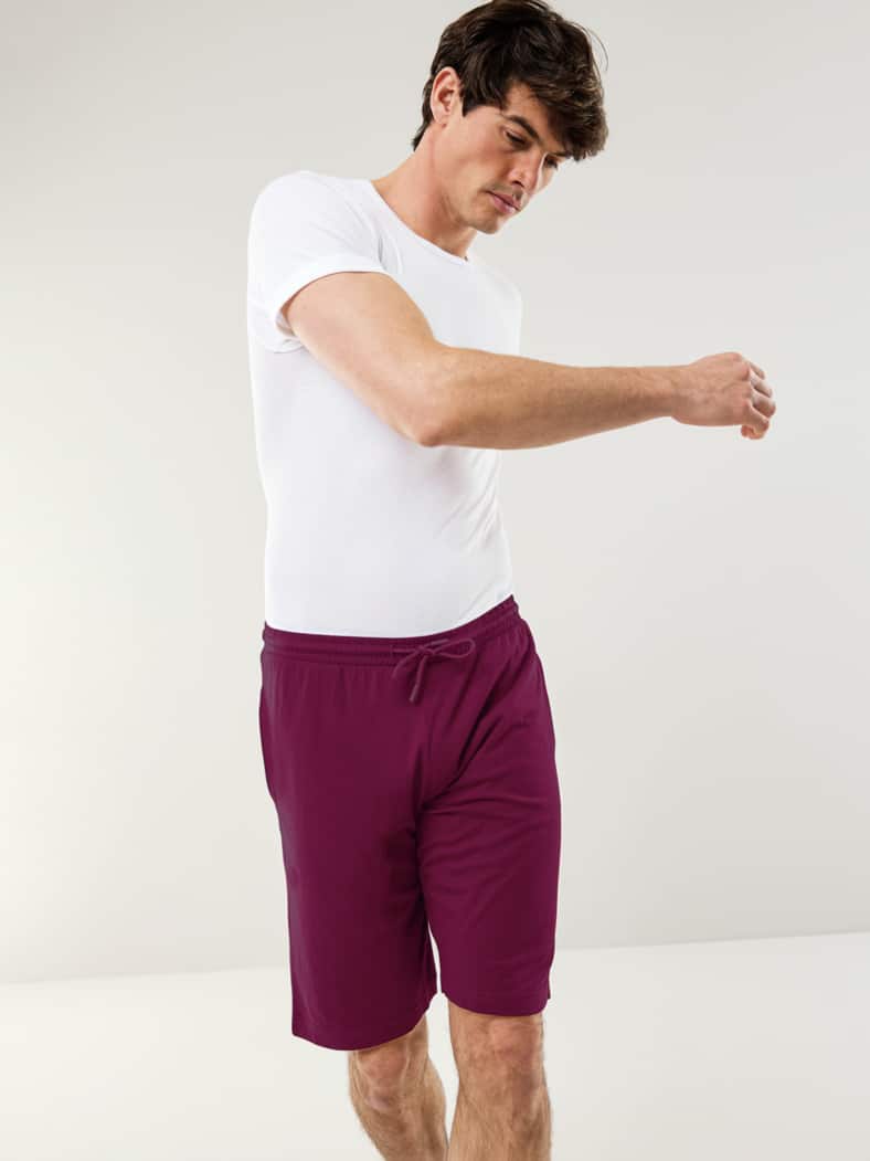 24/7 Hose kurz Burgund