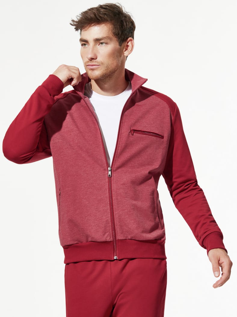 Freizeitjacke Ultraleicht Dunkelrot