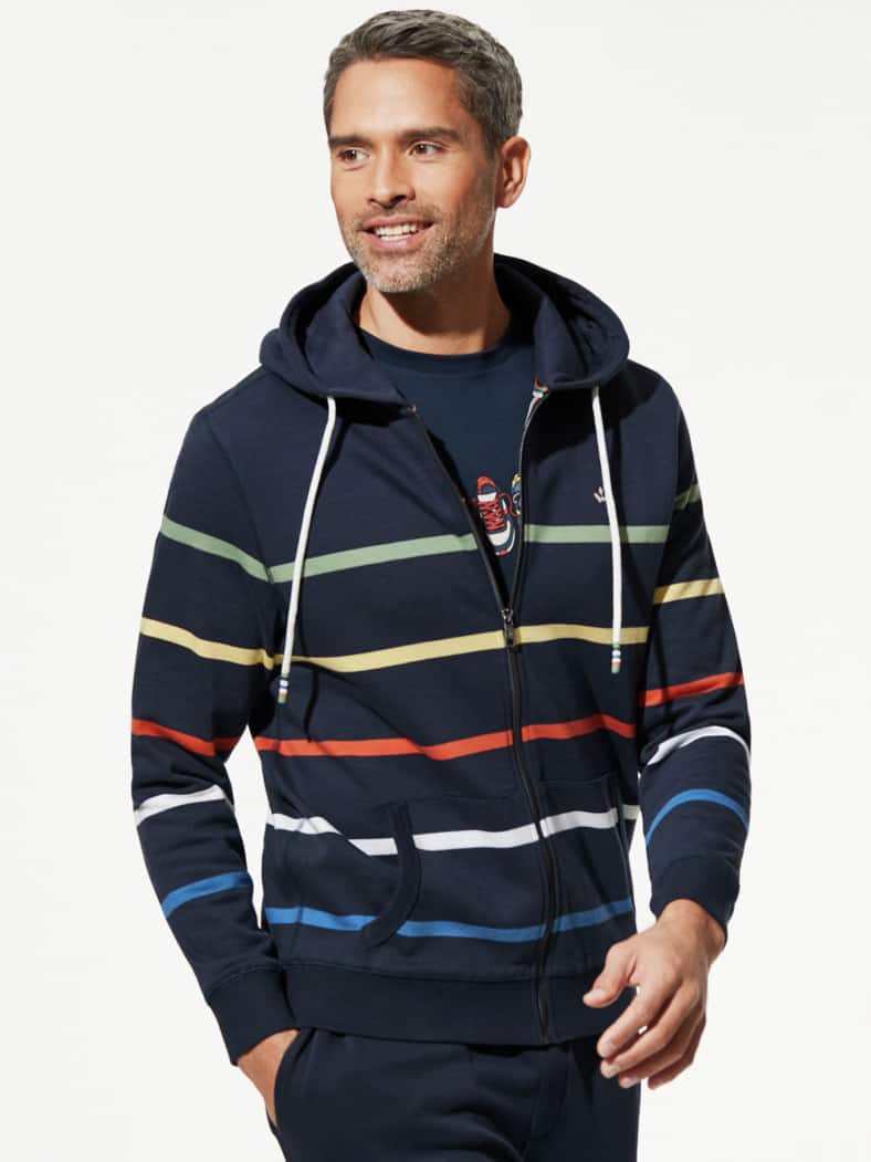 Relax Freizeitjacke Streifen