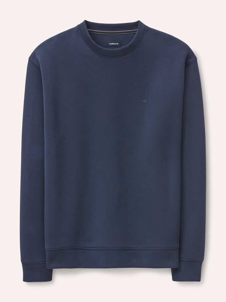 Sweatshirt mit Rundhals Marine