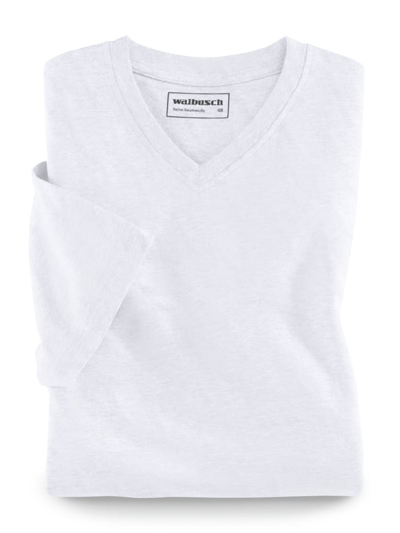 T-Shirt V-Ausschnitt Weiß