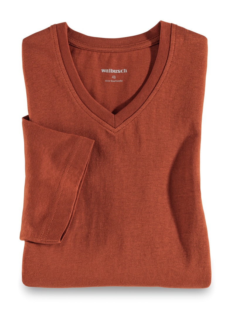 T-Shirt V-Ausschnitt Terra