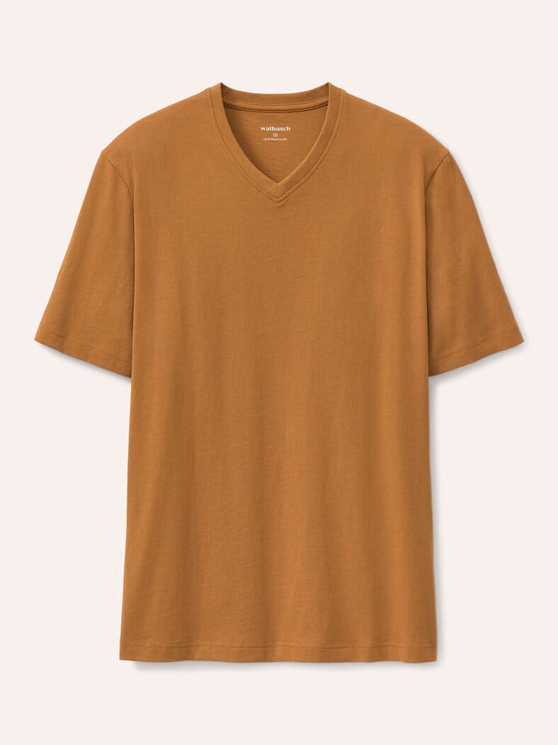 T-Shirt V-Ausschnitt Messing