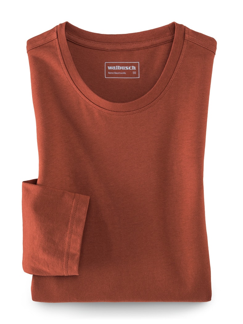 Langarm-Shirt Rundhalsausschnitt Terra