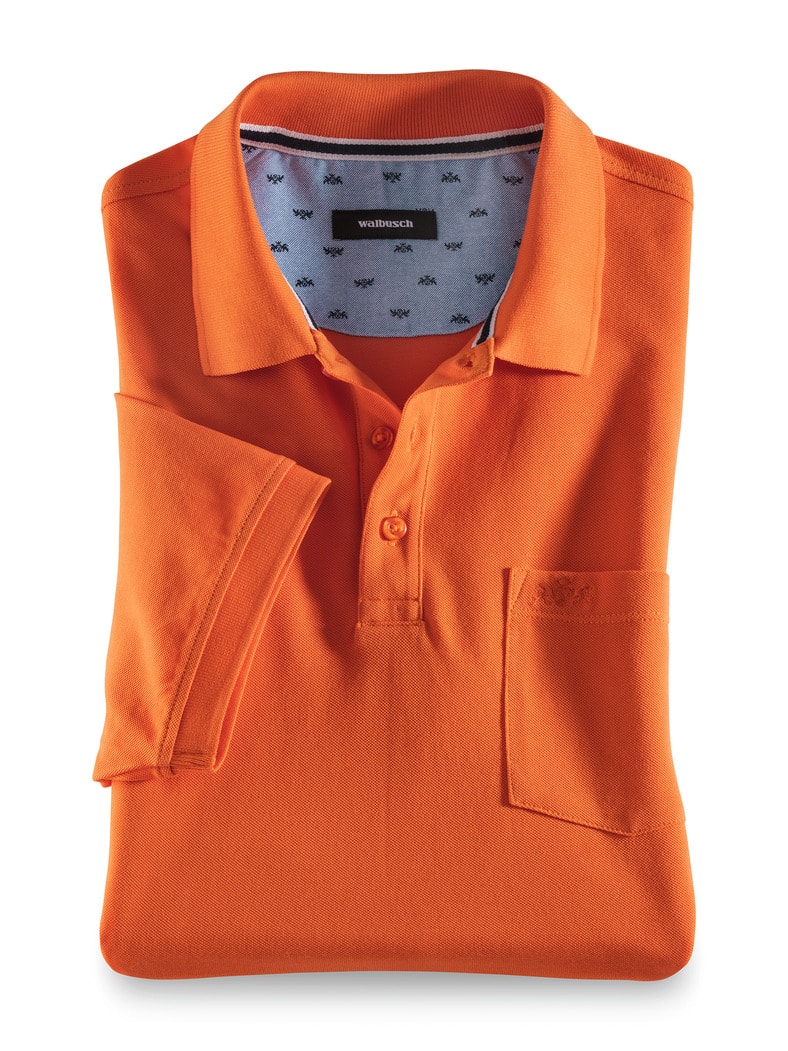 Pique-Polo Pima Cotton Orange