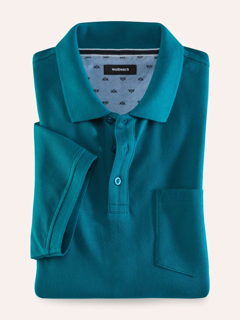 Pique-Polo Pima Cotton Lagune