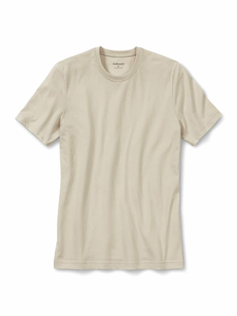 T-Shirt Rundhalsausschnitt Natur