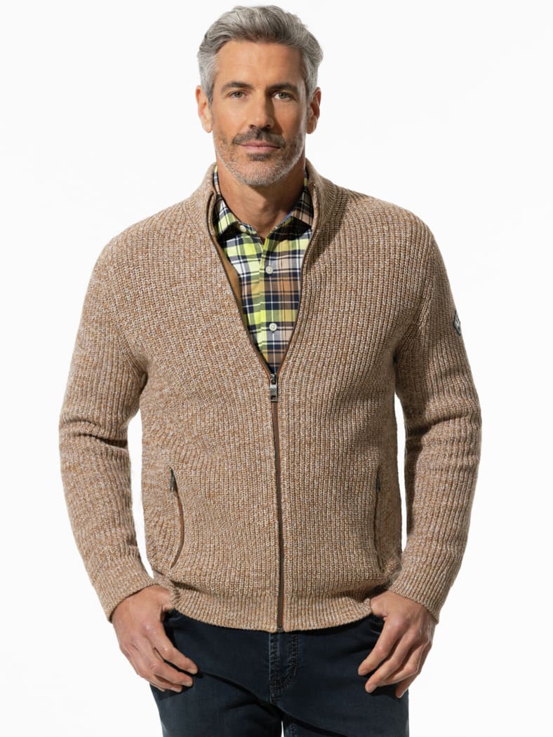 Mouline Zip-Jacke Natur