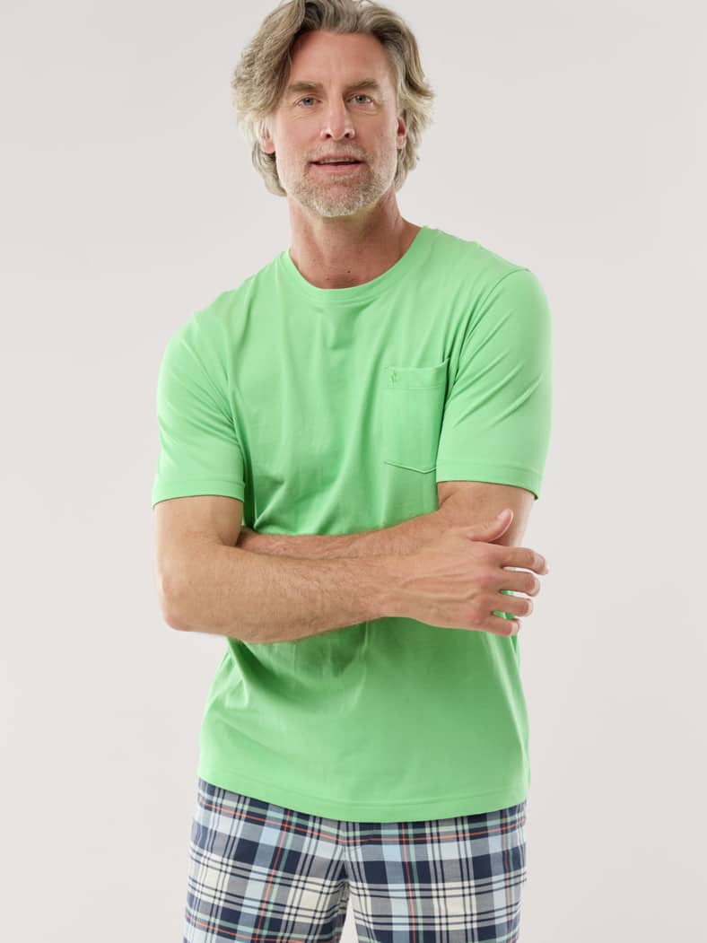 Extraglatt T-Shirt Minze