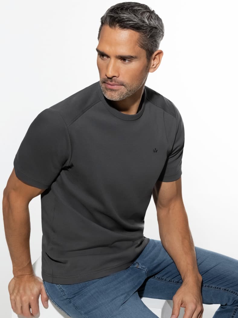 Das zu schade für drunter-Shirt Grau