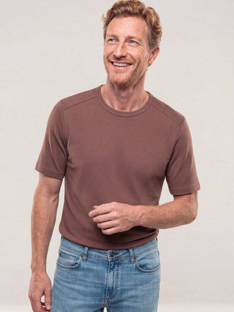 Das zu schade für drunter-Shirt Braun