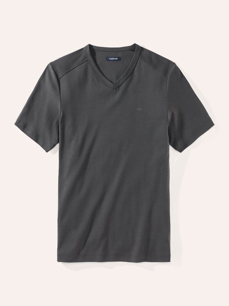Zu schade für drunter-Shirt V-Neck Grau
