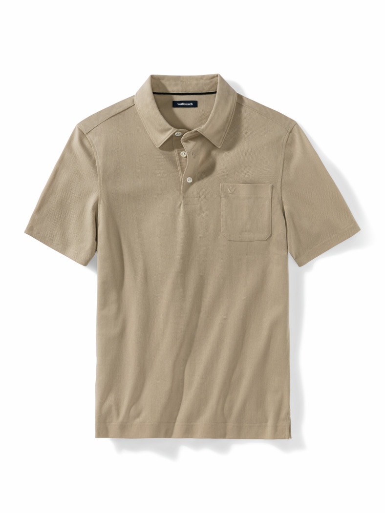 Tausend-Poren-Polo Safari Beige