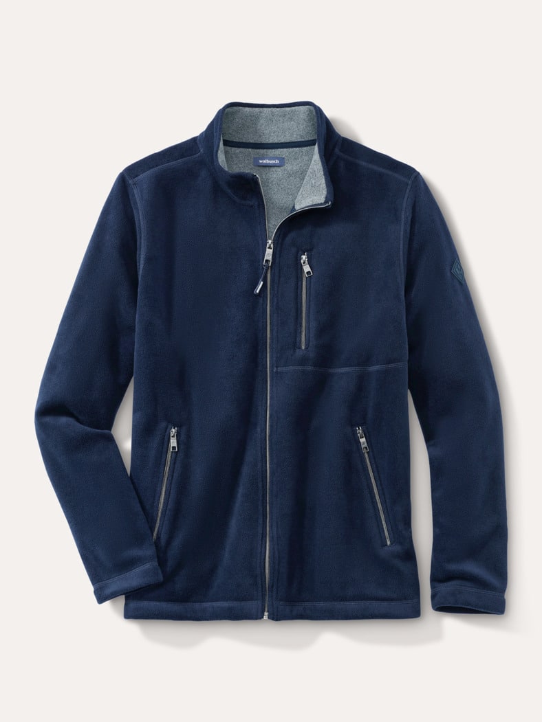 Huskyfleece Jacke Marine