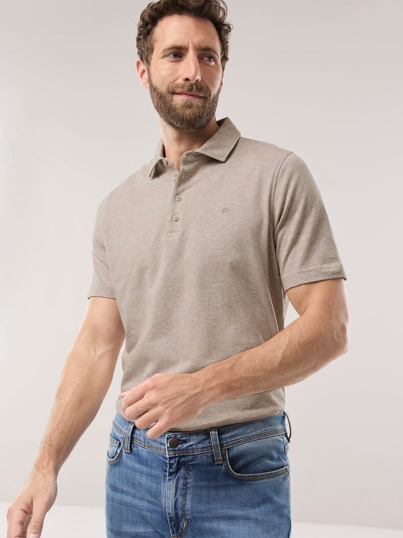 Cottolino Hemdenpolo Safari Beige