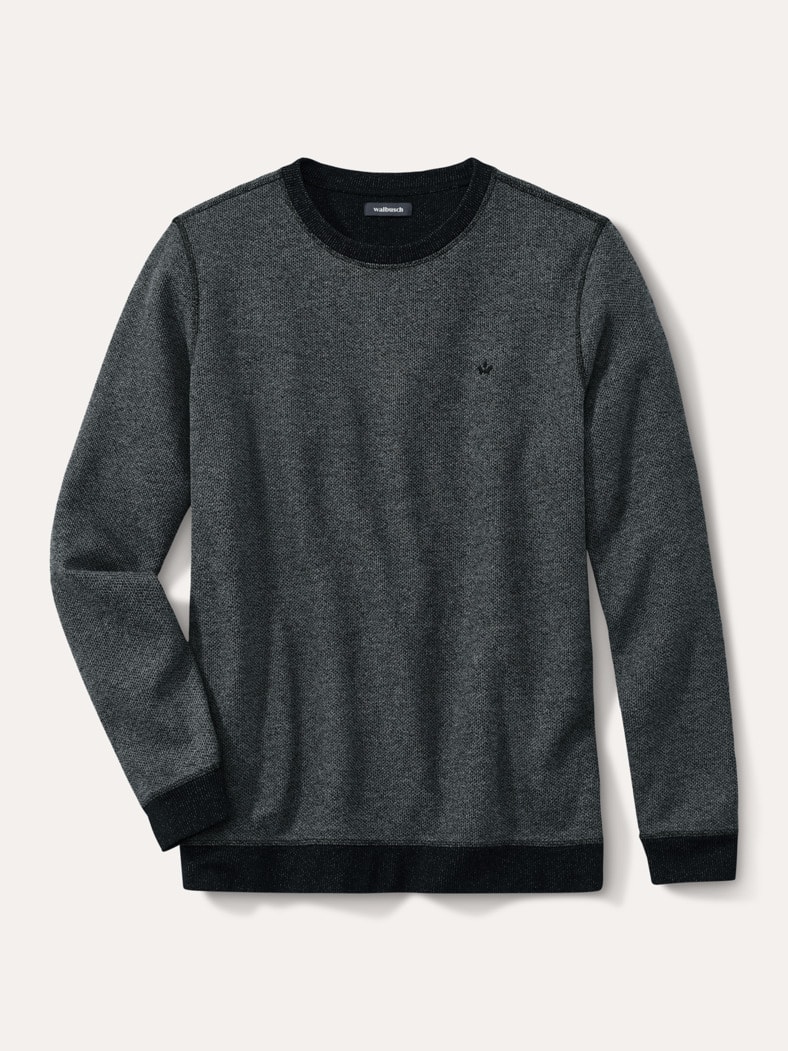 Struktur Pullover Bicolor Sand