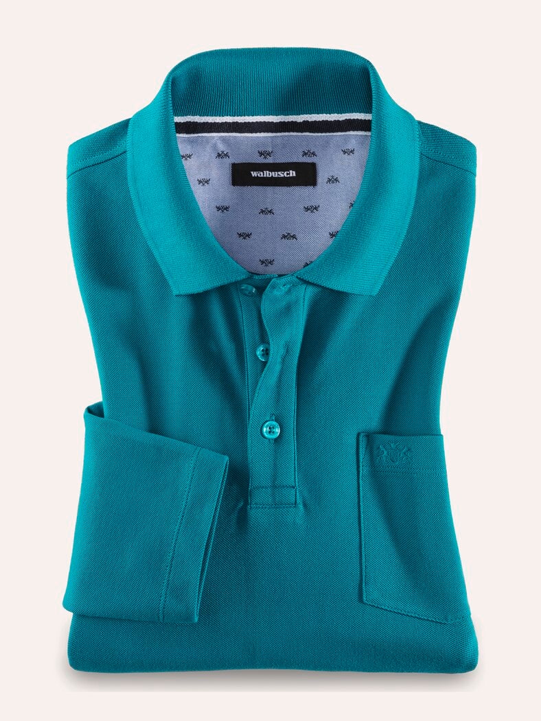 Pique-Polo Pima Cotton Lagune